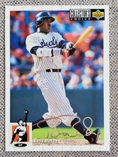 BARRY BONDS 1994 UPPER DECK COLLECTOR'S CHOICE SILVER SIGNATURE INSERT CARD #610