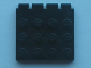LEGO Black Hinge Vehicle Roof 4x4 Ref 4213 Set 6280 6086 6285 6274 6769 6762  - Picture 1 of 1