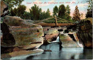 Upper Falls cerca del monte Postal del Washington Hotel White Mountains New Hampshire - Imagen 1 de 2