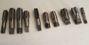 10 Stück Gewindebohrer 4) Rohrhähne 1) Spiralnutengewindebohrer 5) NC oder NF (siehe Beschreibung)  - Bild 1 von 8