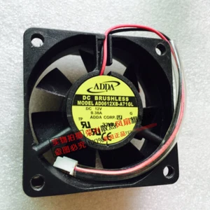 ADDA AD0612XB-A71GL 6025 12V 0.38A 2-wire double ball small chassis fan - Picture 1 of 2