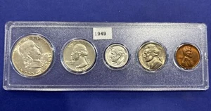 1949 US 90% Silver Set Nice High mint Quality Coins Investment & Gift - Picture 1 of 12