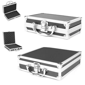 NUEVO Caja de herramientas duradera Aleación de aluminio Almacenamiento Estuche de seguridad Caja de herramientas Estuche organizador - Imagen 1 de 14