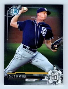 2017 Bowman Chrome Prospects Cal Quantrill San Diego Padres #BCP55 - Picture 1 of 2