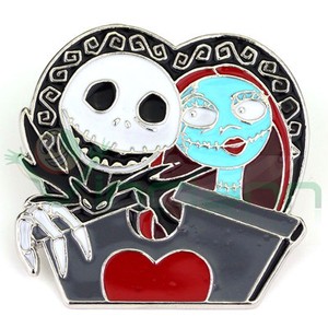 Spilla fermaglio Night Before Christmas sposa cadavere accessorio unisex regalo