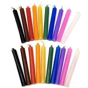 MINI 4" 20 VERSCHIEDENE KERZEN MAGIK SET #2 (Zauberklingel Altar Wicca Ritual) - Bild 1 von 6