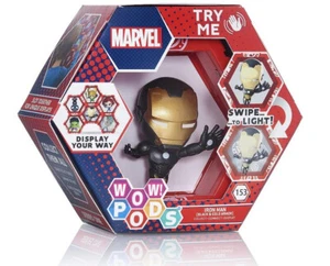 NEW OFFICIAL WOW! PODS AVENGERS MARVEL METALLIC IRON MAN COLLECTIBLE - Picture 1 of 3