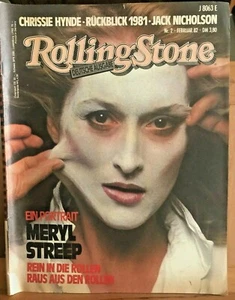 ROLLING STONE Nr.2 Feb.1982, Meryl Streep,Chrissie Hynde, Rückblick 1981 - Bild 1 von 1