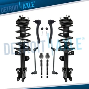 Front Struts & Coil Spring Tie Rod Ends Sway Bars for 2009 - 2015 Honda Pilot - Picture 1 of 8