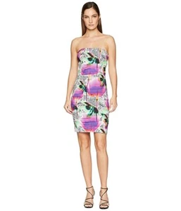 Nicole Miller Damen tailliertes trägerloses gerafftes Cocktailkleid mehrfarbig 10 - Bild 1 von 7