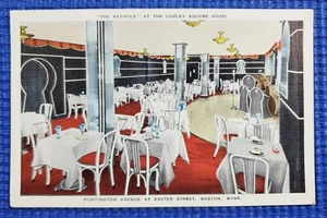 Vtg c1940 THE KEYHOLE at the Copley Square Hotel Boston Massachusetts Postcard - Picture 1 of 2