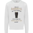 Hellow Darkness My Old Friend Funny Alcohol Kids Sweatshirt Jumper