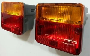 2 Luces Trasero Y Intermitentes SX - Dx Con Bombillas piaggio ape 50 Cc - Imagen 1 de 7