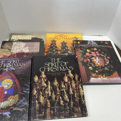 Leisure Arts The Spirit of Christmas Creative Holiday Ideas Lot of 6 Books HC - Image 1 of 4