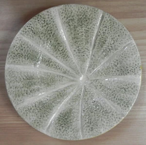 Plato Cantalupo Bordallo Pinheiro Portugal Vintage - Imagen 1 de 4