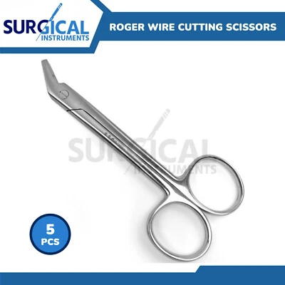 5 Pieces Wire Cutting Scissors Nurses Surgical Instrument - Image 1 of 4