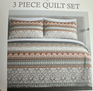 3 piece Full/Queen Quilt Set - Picture 1 of 4