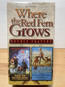 Where The Red Fern Grows (VHS Tape, 1974) Double Feature BRAND NEW SEALED - Picture 1 of 3