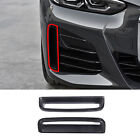 Real Carbon Fiber Front Fog Light Cover Trim Accessories For BMW 4 series 2022+