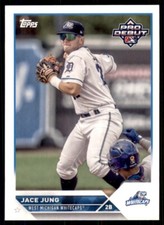 2023 Pro Debut Base #PD-24 Jace Jung - West Michigan Whitecaps