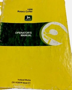John Deere 1008 Rotary Cutter OMW28526 Operators Manual Book - Picture 1 of 4