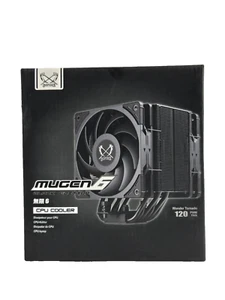 Mugen 6 Dual Fan Black Edition CPU Luftkühler, Intel LGA1700, LGA1151, AMD AM5 - Bild 1 von 3