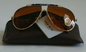 NWT TruVintage Classic Sports Aviator w/"Magnum" logo TruBlublockerlens Sunglass - Picture 1 of 15
