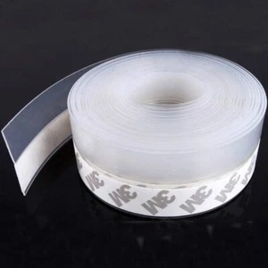 Weather Stripping, Silicone Door Seal Strip Door, Window, Transparent 16 Feet... - Picture 1 of 9