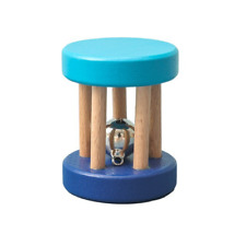 Wooden Baby Teether Toy Development Rattles Bells DIY Montessori 1pcs