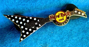 ATLANTA CAFE 2006 GUITAR SERIES *BLACK WHITE DOTS FLYING V Hard Rock Cafe PIN LE - Picture 1 of 1
