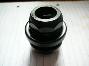 Threaded External Headset Steel Black Bearings Bike Cycle ATB MTB Hybrid 1" - Picture 1 of 7