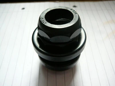 Threaded External Headset Steel Black Bearings Bike Cycle ATB MTB Hybrid 1" - Image 1 of 4