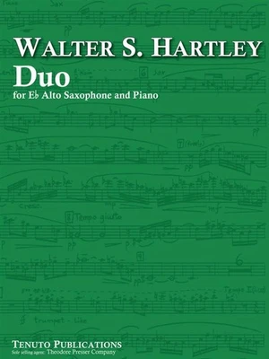 Duo Walter S. Hartley Set Alto Saxophone and Piano Tritone Press & Tenuto Public - Image 1 of 3