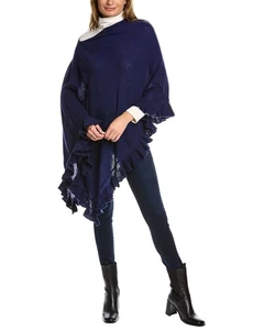 Hannah Rose Cashmere Topper Women's Blue - Picture 1 of 3