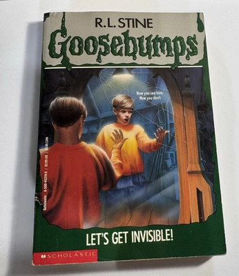 Goosebumps #6 Let's Get Invisible! Unnumbered True 1st print R.L. Stine 1993 Foto 1 de 4