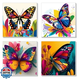 4er Pack Malen nach Zahlen Set für Kinder, Mädchen Malen nach Zahlen Malsets für - Bild 1 von 5