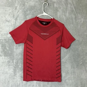 YoungLa SuperHero Compression Shirt Men XL Red Striped Grip 465 Gym Workout RARE - Picture 1 of 8