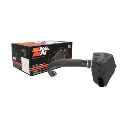 K&N Cold Air Intake w/ Oiled Filter For 2019-2025 GM Sierra/Silverado 1500 2.7L - Image 1 of 4