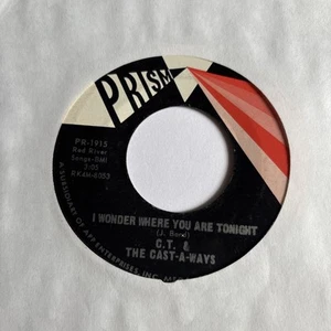 C.T. & The Cast-a-ways I Wonder Where You Are Tonight/ My Young Dove 45 PRISM - Bild 1 von 2