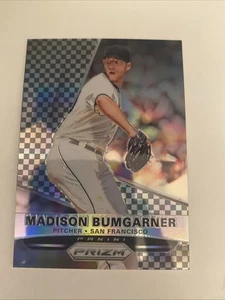 2015 Panini Prizm Madison Bumgarner Black & White Checker Prizm 35/149 - Picture 1 of 2