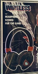 Anime Super Hero Inspired Bluetooth Headphones LED Foldable Gaming Wireless Gift - Picture 1 of 7