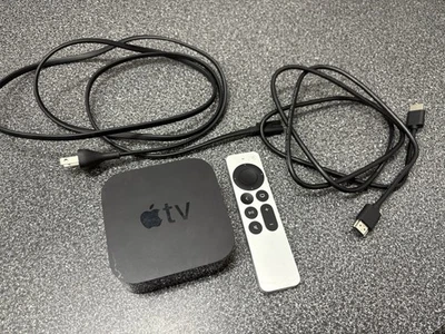 Apple TV 4K 2nd Gen 32GB Black Media Streamer WiFi Ethernet A2169 Tested Works - Image 1 of 4