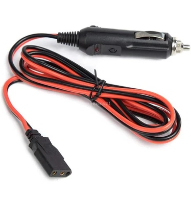 CB Ham Radios Power Cord 3-Pin Plug & Car Cigarette Socket 12v for Cobra Ranger - Image 1 of 3