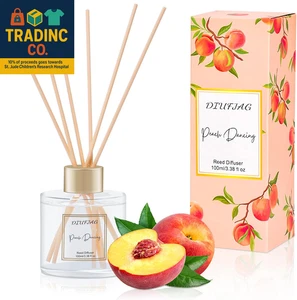 100Ml Scent Diffuser with 6 Fiber Sticks, 3.5 Oz Reed Diffuser Set Aromatherapy  - Picture 1 of 8