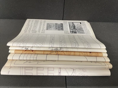 Lote De Colección De 43 Páginas De Doodle Leathercraft Serie 17 x 11 7D,1D,6D,2D,8D,6D,4B Foto 1 de 4