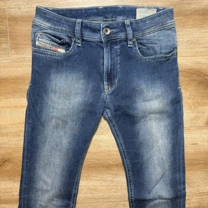 Diesel Jeans Youth 12 (Fits 26x28) Blue Sleenker J Slim Skinny Stretch Modern - Picture 1 of 11