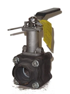 Valvola a sfera porta completa 1-1/2"SVF acciaio al carbonio 3 pezzi con manico esteso - Foto 1 di 1