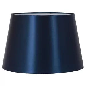 Navy Blue Silk Effect Empire Drum Lampshade Table Lamp or Ceiling Light Shade - Picture 1 of 4