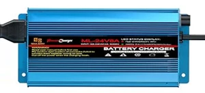 Automatic Smart Lead-Acid Battery Trickle Charger 24V 8A w/XLR Connector - Picture 1 of 6