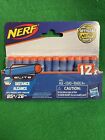   Nerf Darts/Bullets Pack of 12 Elite Distance up to 85 ft Foam Darts Hasbro New